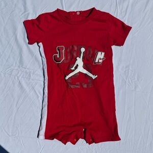 Jordan | Red Romper